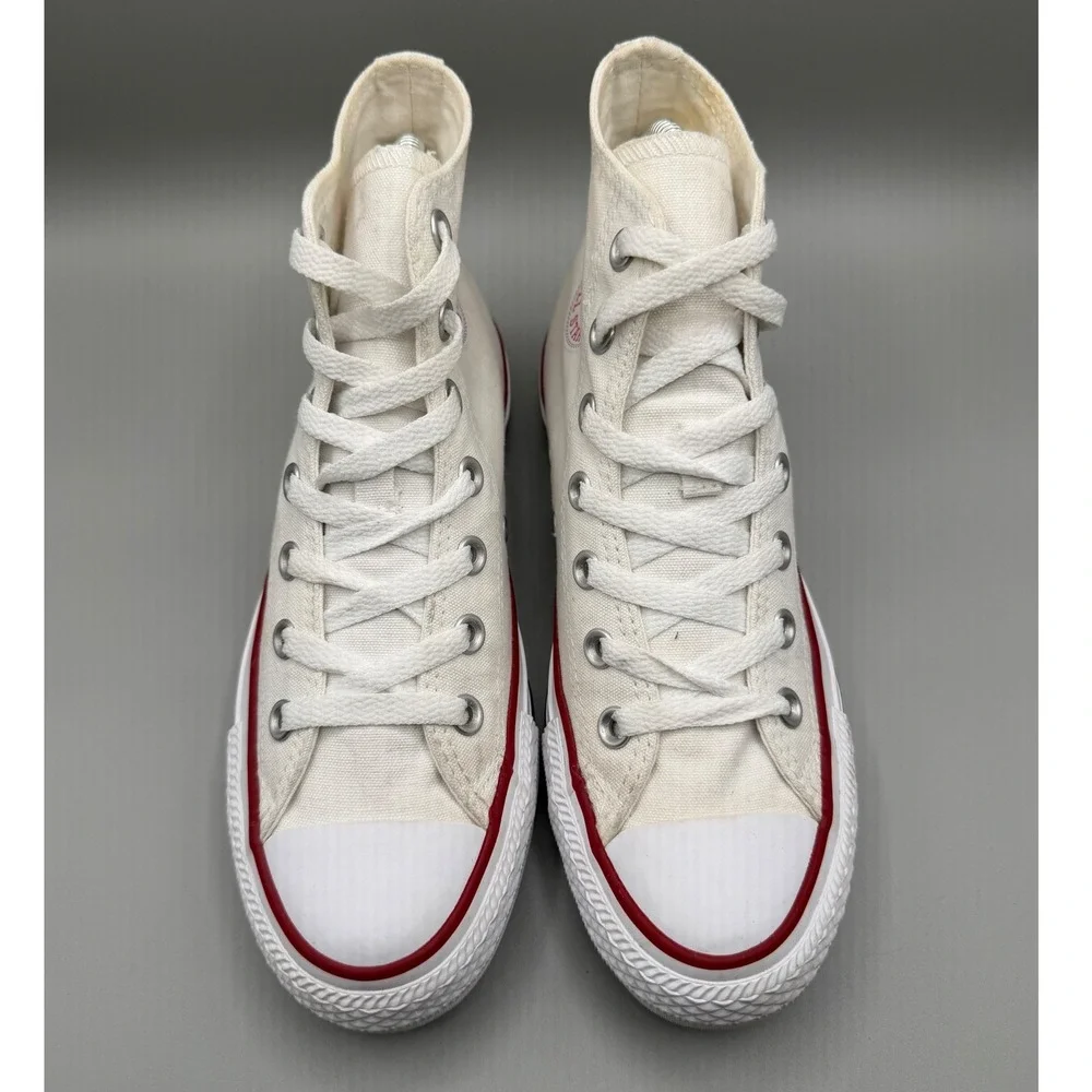 Converse Chuck Taylor All Star High Top Sneakers White Canvas Mens 5 Womens 7 - Picture 15 of 16